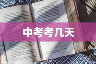 中考考几天