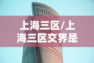 上海三区/上海三区交界是什么区