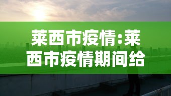 莱西市疫情:莱西市疫情期间给防疫人员做饭