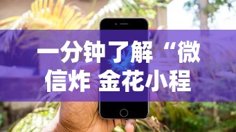 一分钟了解“微信炸 金花小程序叫什么名字”获取玩金花房卡链接教程