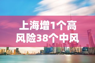 上海增1个高风险38个中风险，上海新增1个高风险区、38个中风险区