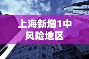 上海新增1中风险地区 上海新增1中风险地区