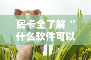 房卡全了解“什么软件可以创建房间玩斗牛”房卡使用方法介绍
